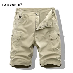 Summer Men Outdoor Cargo Shorts Mens Jogger Sports Casual Shorts Male Multi Pockets Safari Shorts Mens Beach Bermuda Short Pants
