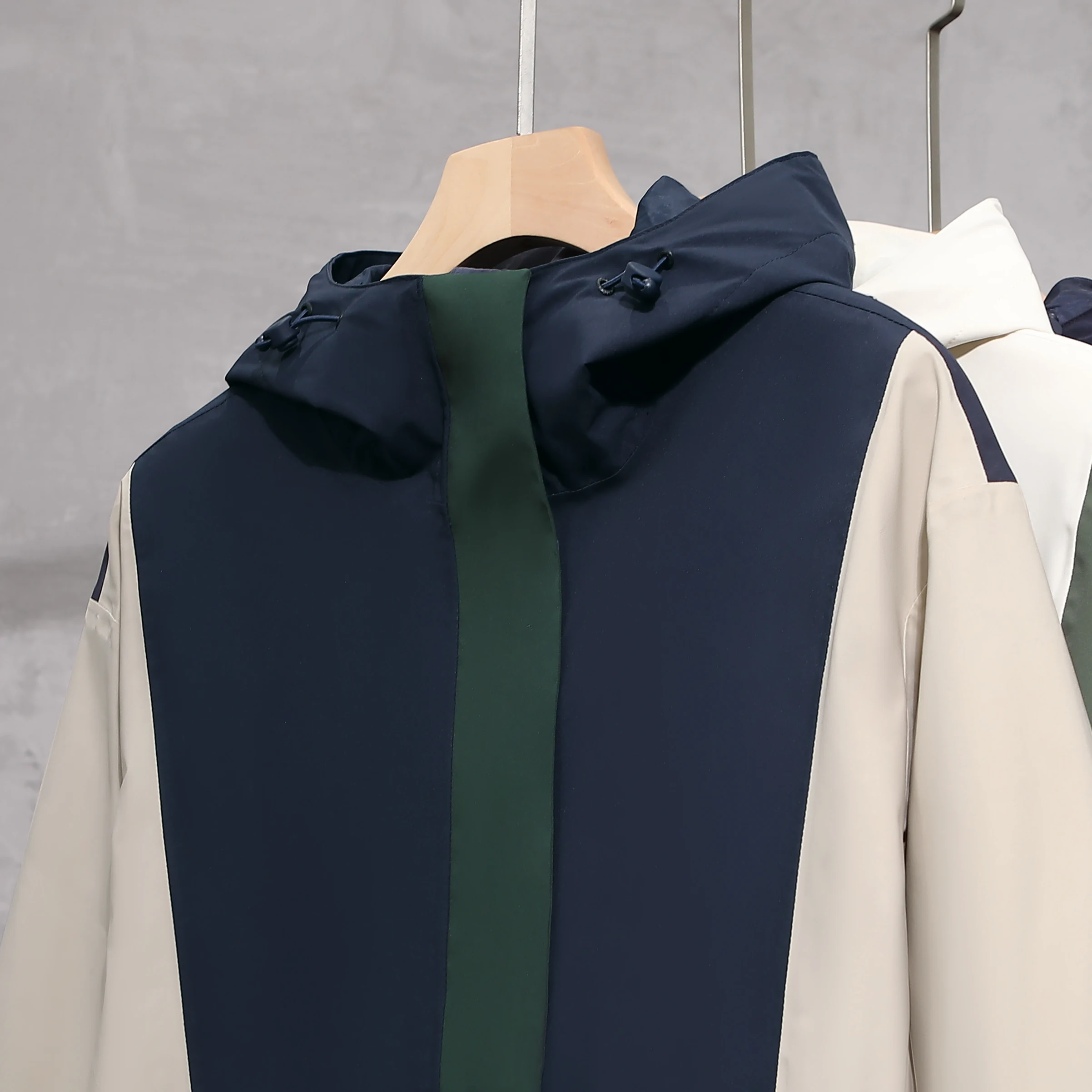 

Весенне-осенняя мужская и женская повседневная уличная куртка, цветная куртка на молнии с капюшоном, уличная одежда, ветрозащитная одежда для пар