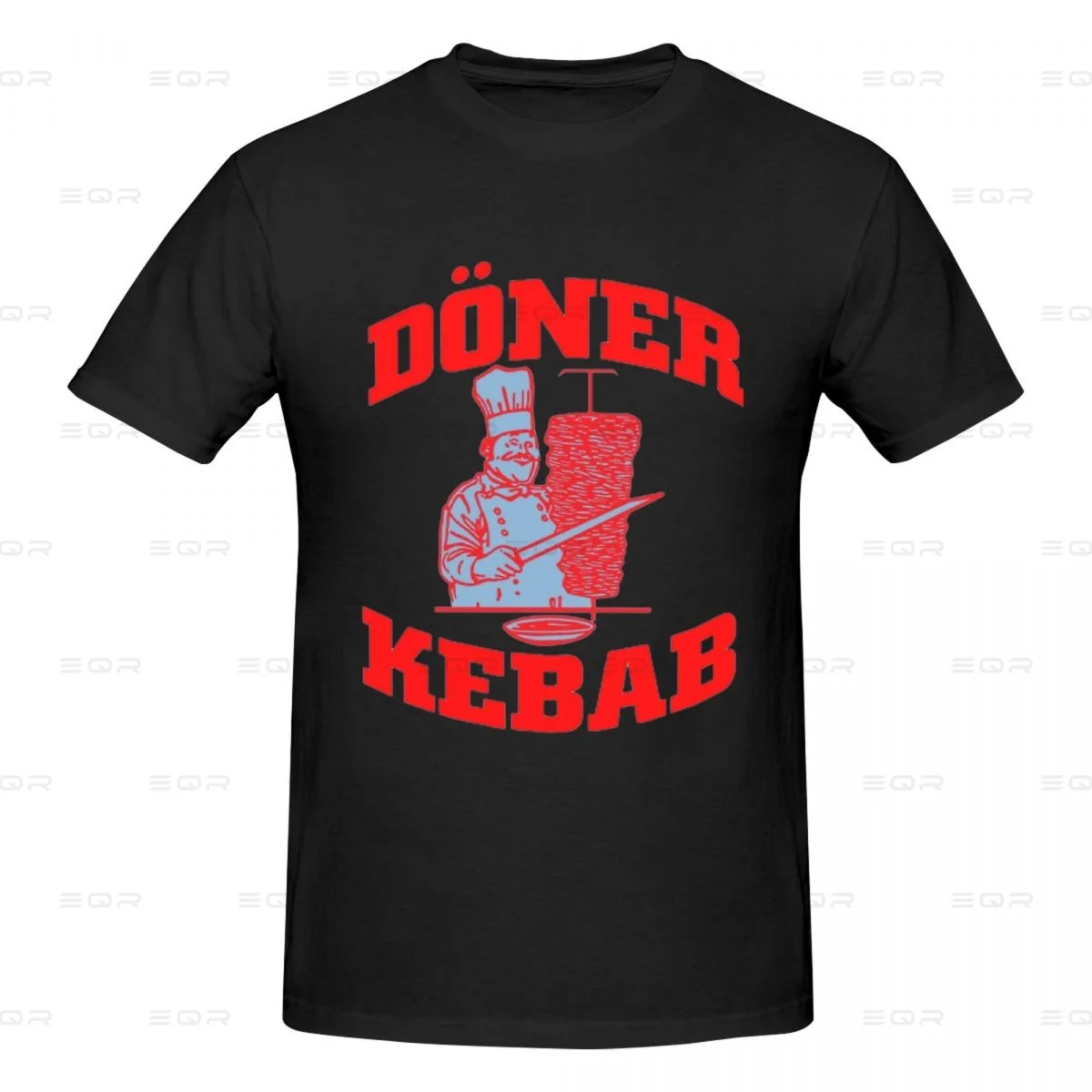 I Love Doner Kebab 6 Men's round neck T-shirt,European and American style,Novelty all the year round Gift