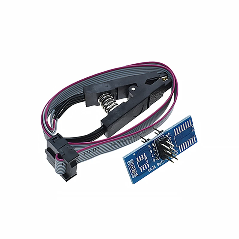 CH341A XTW100 24 25 Series EEPROM Flash BIOS CH341 USB Programmer Module + SOIC8 SOP8 Test Clip For EEPROM 93CXX / 25CXX / 24CXX