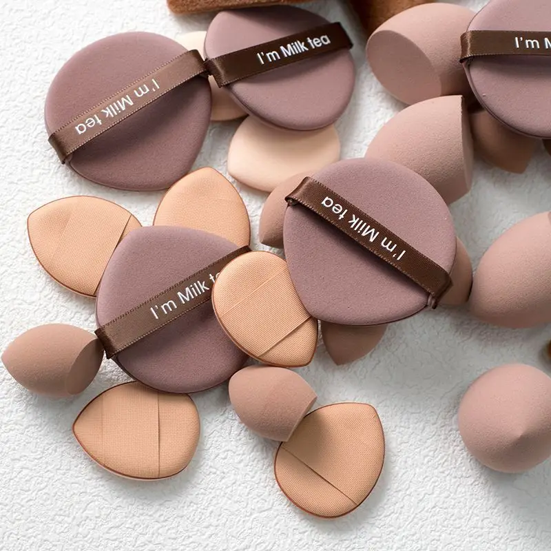 35 sztuk/zestaw Gąbeczki do makijażu Wielofunkcyjne Gąbki do Podkładu, Pudru Sypkiego, Mini Beauty Egg, Gąbeczki do Pudru w Kształcie Kciuka, Narzędzia do Makijażu