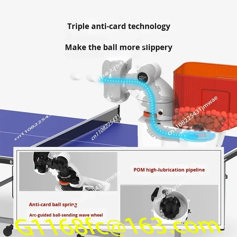 High Quality Portable Professional Table Tennis Machine Training Robot Is Selling Well  Part