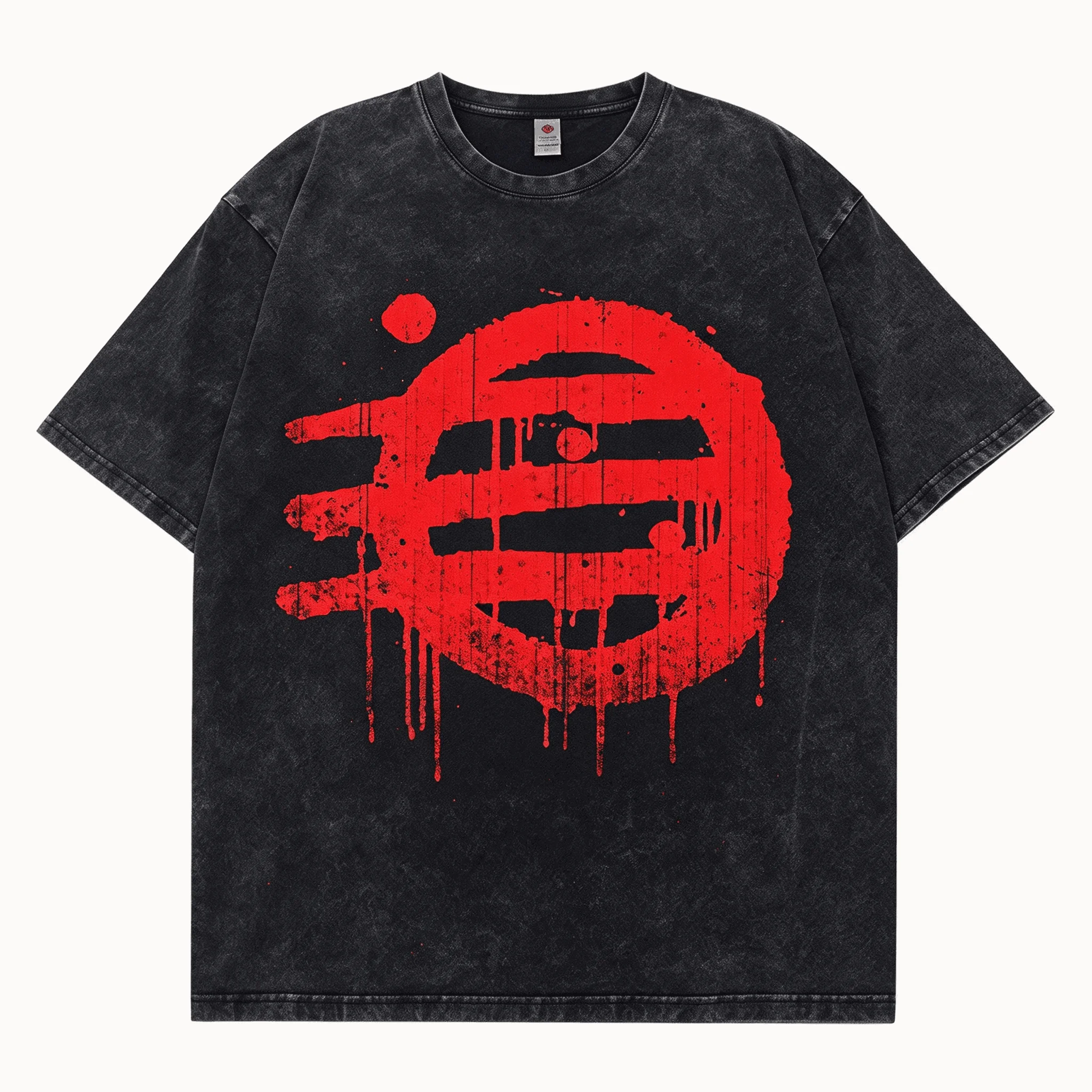 HOTLINE MIAMI Washed Vintage Graphic T-shirt Oversized Unisex Streetwear Trendy Cotton T-shirts for Men Women Casual Loose tee