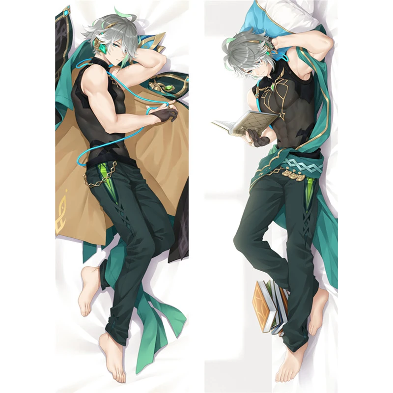 Newly Design Anime Genshin Impact Al Haitham Cosplay Pillowcase Aihaitham Hugging Pillow Case