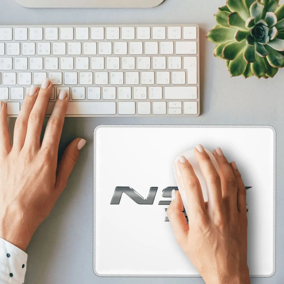 NSX ACURA Type S Alas Mouse Mobil Alas Mouse Keyboard Komputer Alas Meja PC Gaming Alas Meja Aksesori Kantor