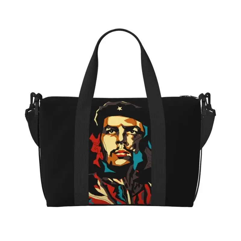 

Классическая дорожная спортивная сумка Alberto Korda Image Che Guevara, складная ночная сумка для выходных с плечевым ремнем, спортивная спортивная сумка