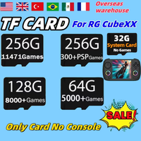 For Anbernic RG CubeXX TF Card Plug&play Pre-install Retro Games Card Memory Handheld Gaming System Card 256g Psp Game