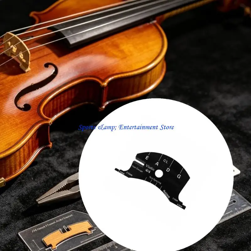 G7NF Violin Bridge For 4/4 Instruments Enhances Tone Facilitates Quick Setups