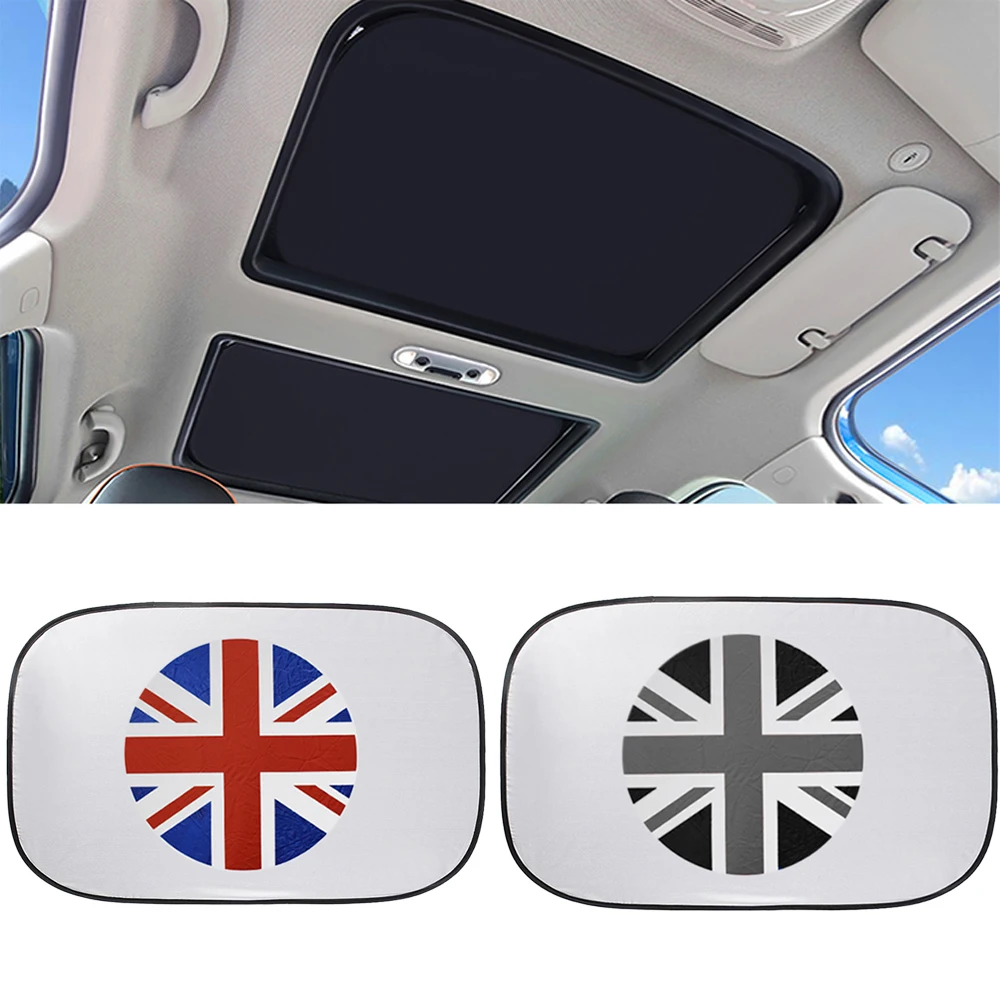 Car Sunroof Shade Heat Isolate Auto Roof Sunshade Cover Foldable Anti-Mosquito For Mini Cooper Parasol Coche Visor Protector