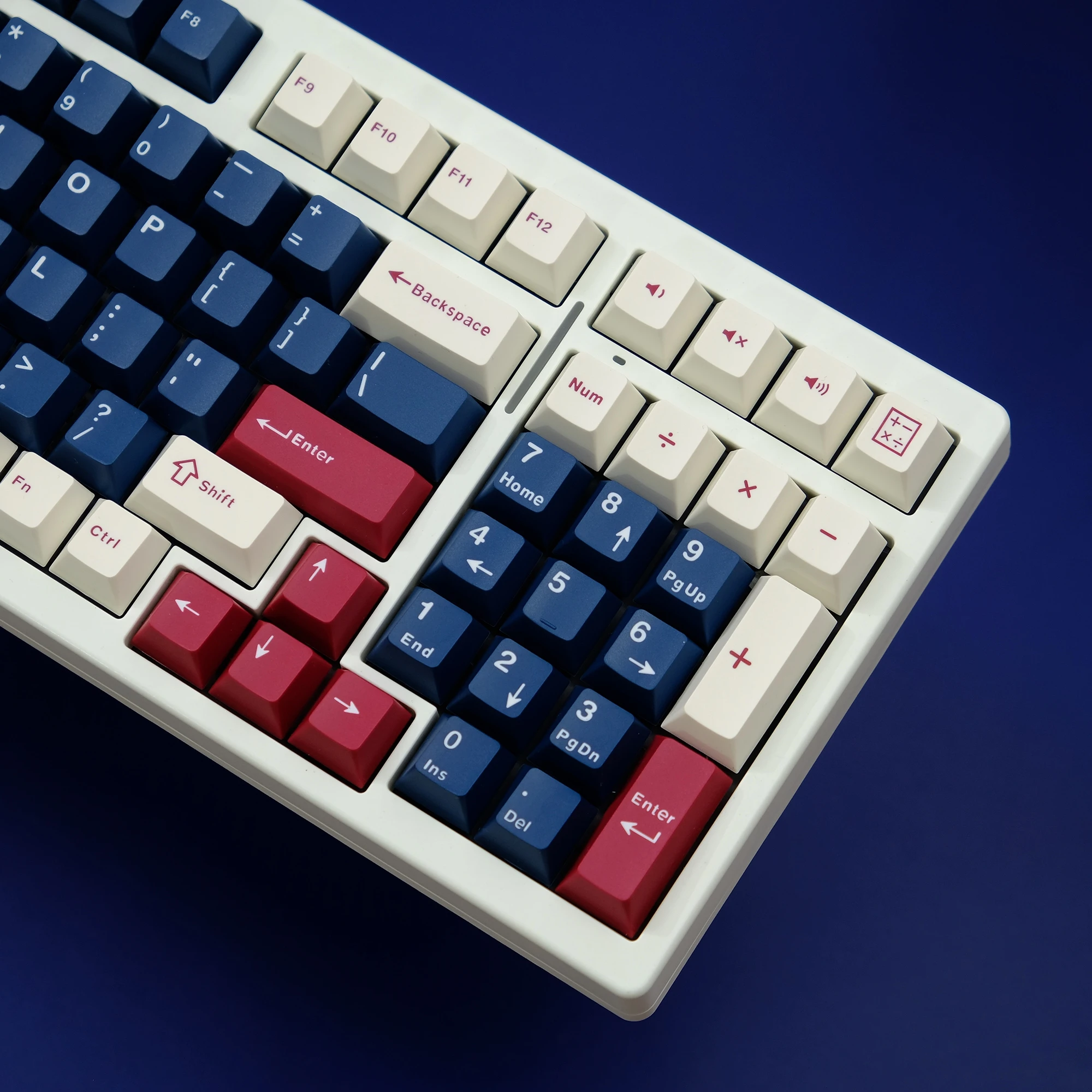 126 Keys PBT Keycaps Atomic Mechanical Heart Customized Contrasting Colors Support Full Key Keyboard Original Height Keycaps