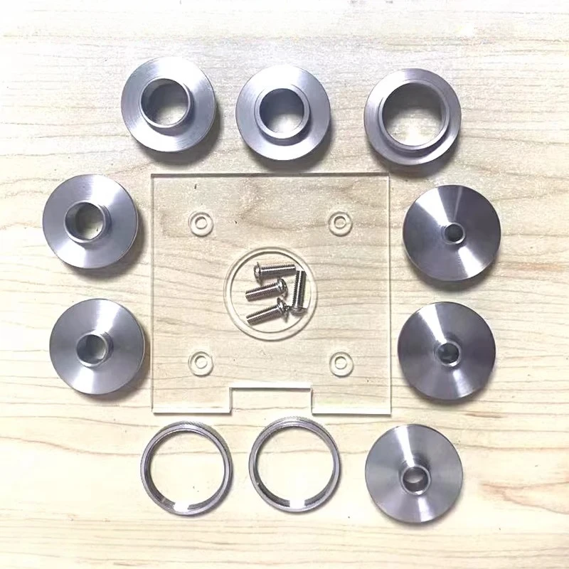 Trimming machine accessories special baseplate stainless steel sample gauge dovetail machine