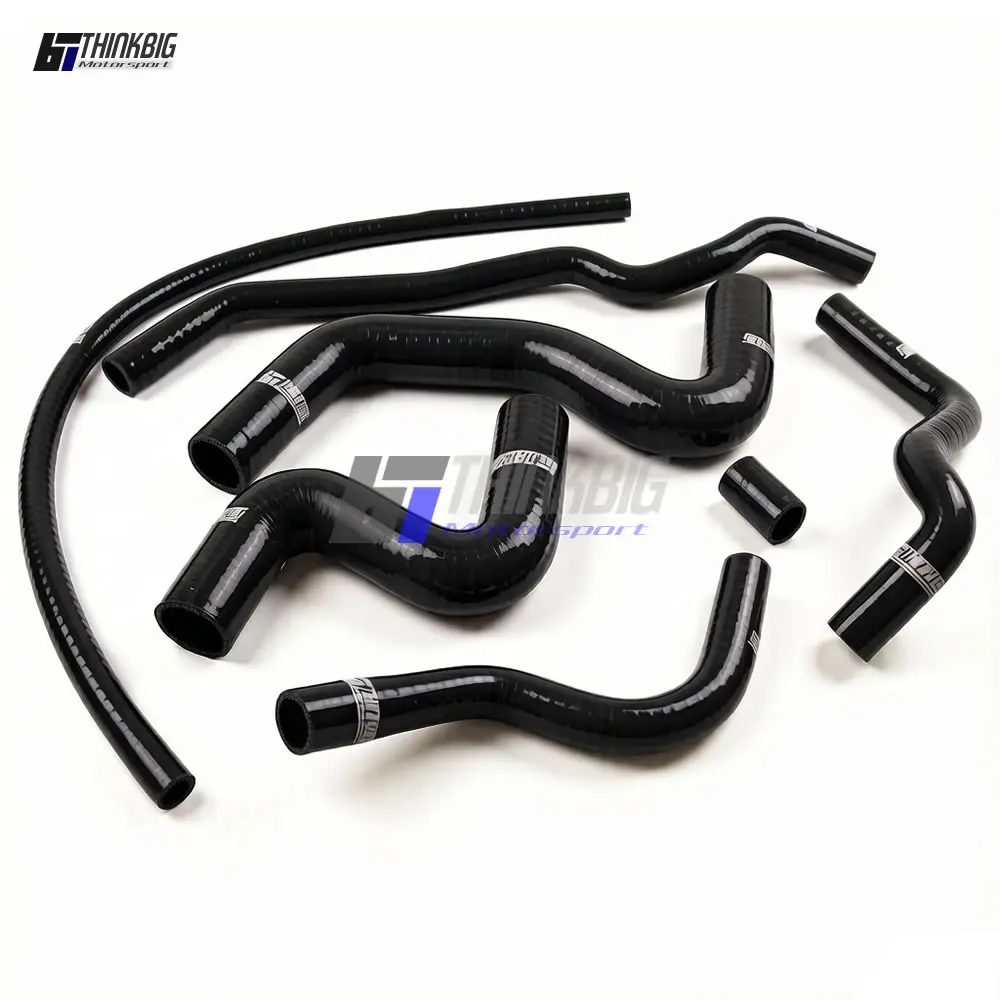 Silicone Radiator Hose Kit For 1998-2010 Peugeot 206 1.6L N6A 16V MANUAL (7Pieces)