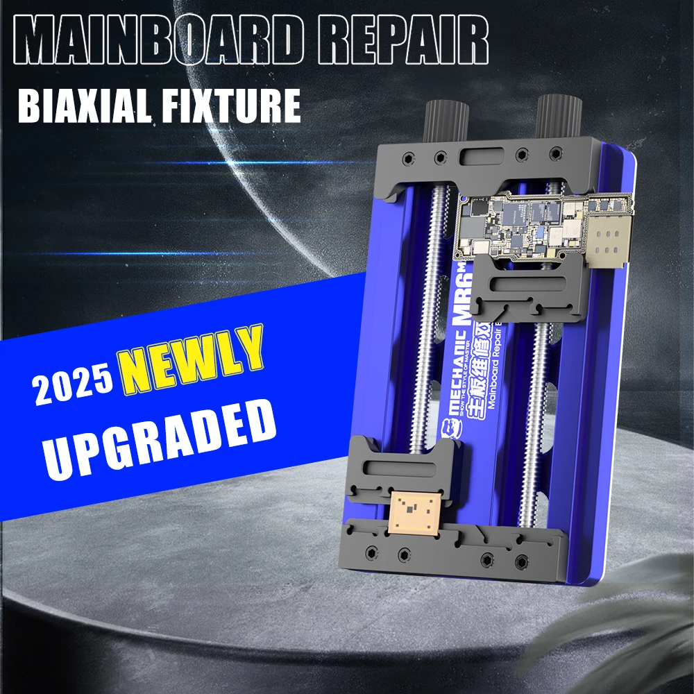 MECHANIC MR6 Max PCB Repair Fixed Fixtures Biaxial Fixture for iPhone Mobile Phone Motherboard IC Chip Soldering Repair Tools