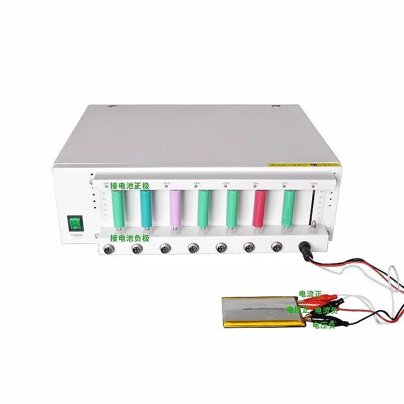 Polymer lithium-ion battery charging and discharging testing cabinet 18650 capacity divider battery aging capacity testing