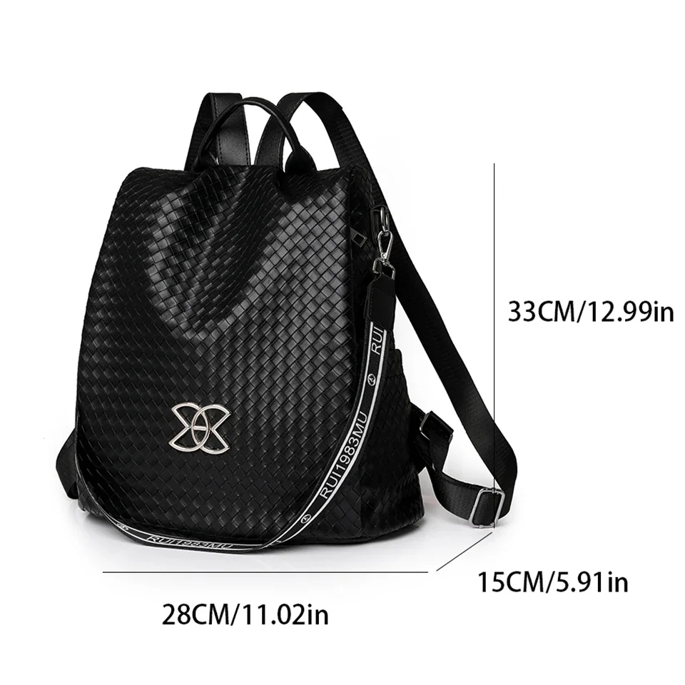 Women\'s Multifunction Backpacks Casual Nylon Solid Color School Bag For Girls Fashion Anti Theft Travel Bagpack Sac A Dos