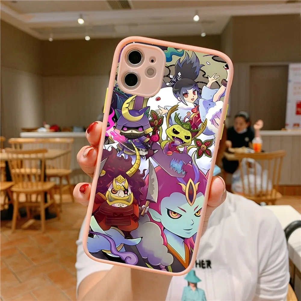 Beijing Opera Cats Phone Case for iPhone 14 11 12 13 Mini Pro Max 8 7 Plus X XR XS MAX Translucent Matte Cover