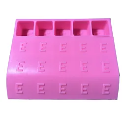 Customize Cubic Bath Bomb Soap Molds with Logo Custom Silicone Soap Tray Mould for Soap Making