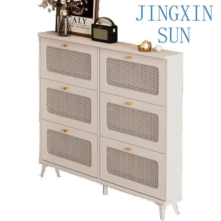 Ultra-thin shoe cabinet, new 2025 popular at the door of the home, integrated entrance cabinet