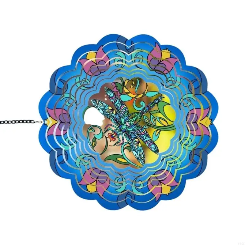 

Weatherproof Iron Wind Spinner Art Suitable For Holiday Outdoor Indoor Hanging Decoration Women Mother Day Present Y4QC