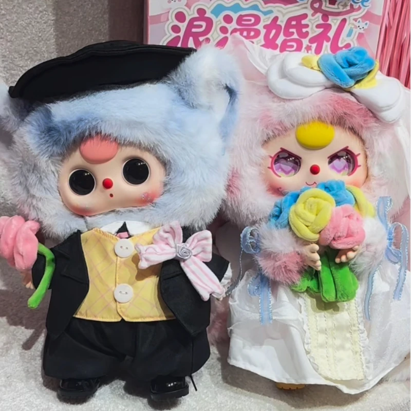 

Baby Three Romantic Wedding 400% Blind Box Cute Anime Figure Mystery Box Surprise Bag Valentine's Day Plush Toys Girl Gift New