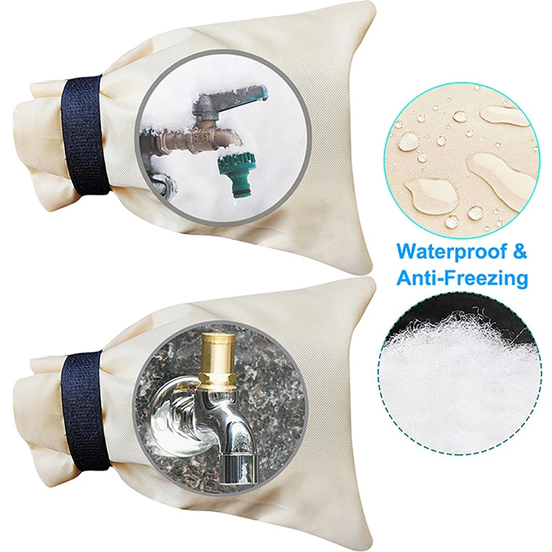 New Winter Waterproof Outdoor Faucet Cover Outside Garden Faucet Freeze Protection Sock Reusable Tap Protector