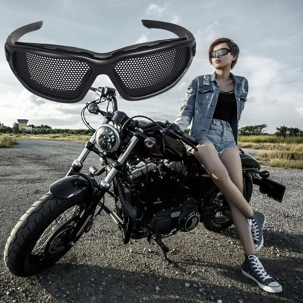 

Fashion Eyesight Improvement Safety Goggles Portable Detachable Sports Sunglasses Pin Hole Glasses Logging