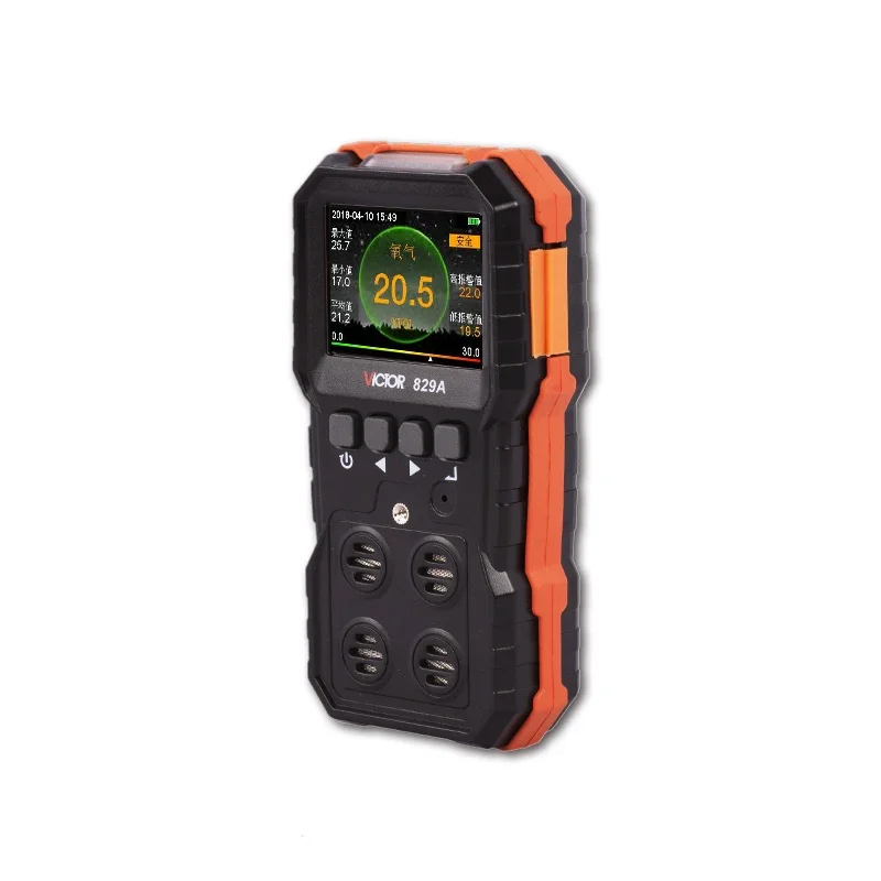 

2025 hot sale VICTOR 829A handheld four gas CO O2 H2S LEL gas detector multi gas detector