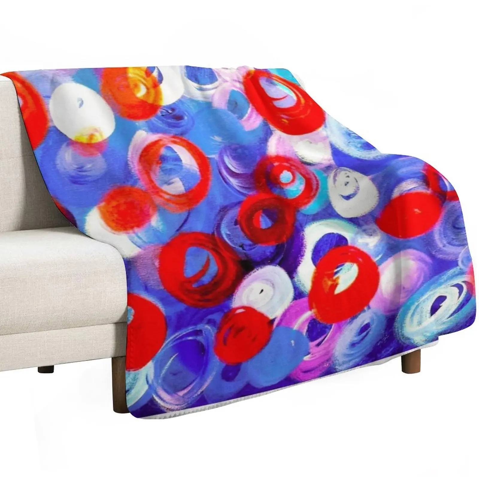 Red Hat Society Throw Blanket Fade Resistant Durable Throw Blanket