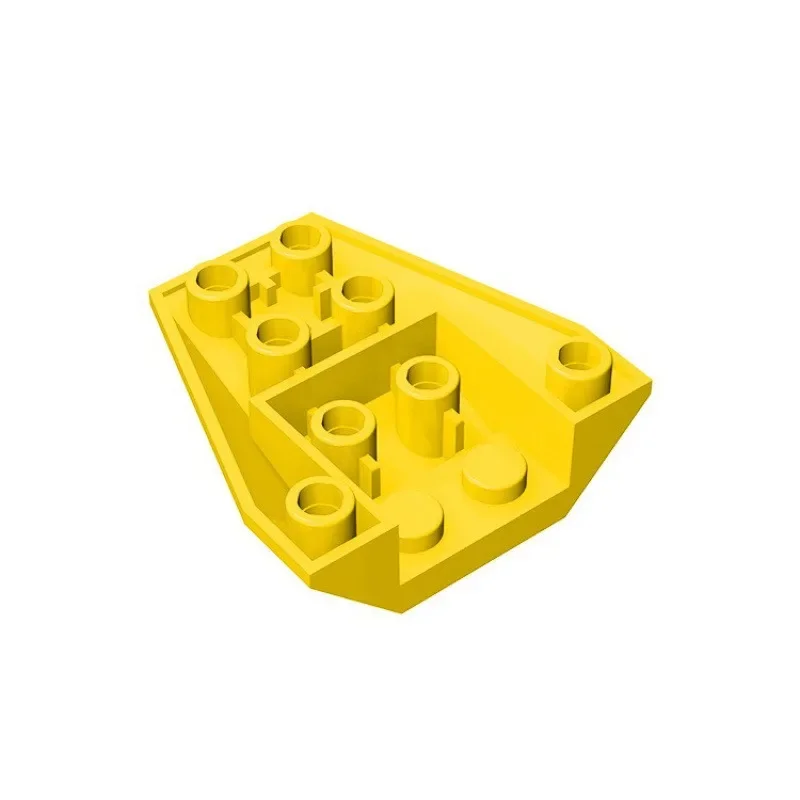 [21 Piezas]【50g】 13349 Ladrillo de Cuña Invertida 4x4 4855, Bloques de Tamaño Estándar, Bloques Multicolores Raros, Piezas para Creación de MOC DIY