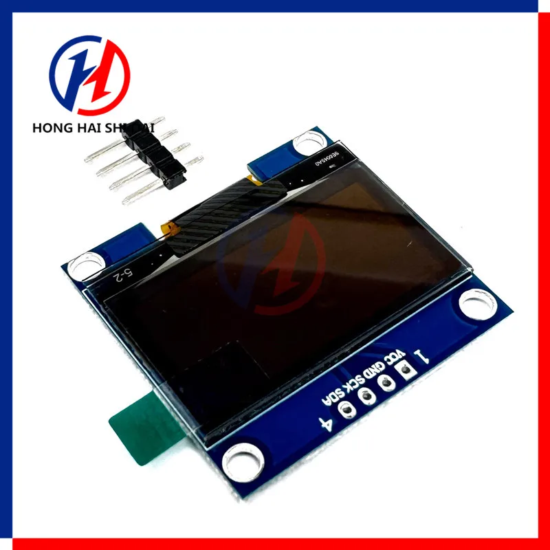 Pantalla LCD OLED de 1,3 "y 1,3", módulo blanco y azul, SH1106, 128X64, 12864 SPI, IIC, I2C, comunicate, 128x64, 4 pines, 7 pines