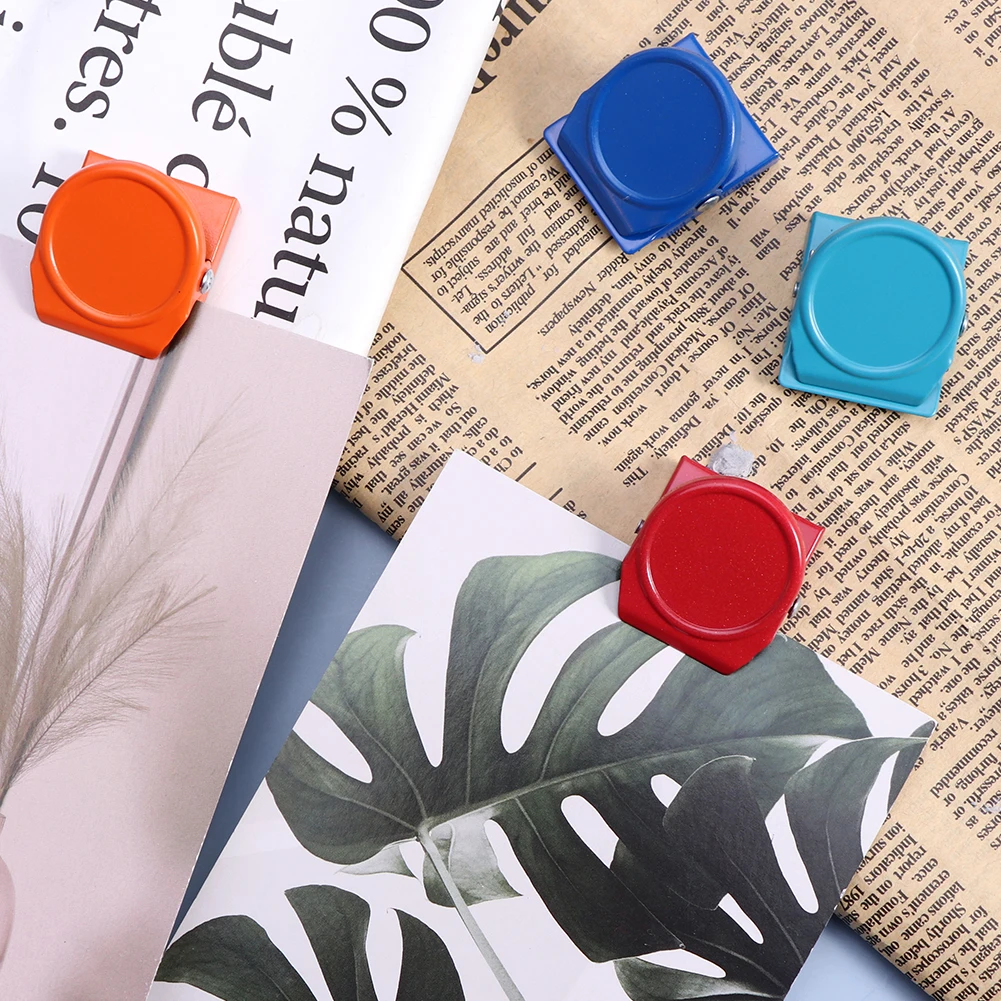 8pcs Mini Magnetic Clip Strong Holding School Daily Plan For Refrigerator Metal Classroom Notes Kitchen Home Office Heavy Duty