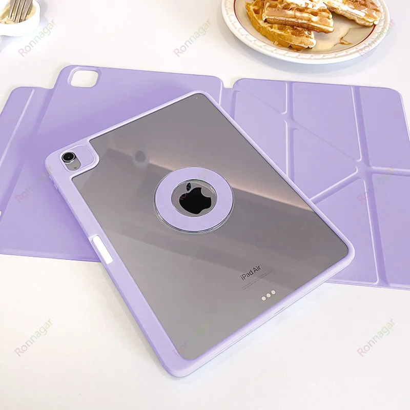 For iPad A16 11th/10th Gen Removable Powerful Magnetic Case iPad Air4 5 10.9'' Air 11 inch M4 M3 M2 2026 2025 with Pencil Holder