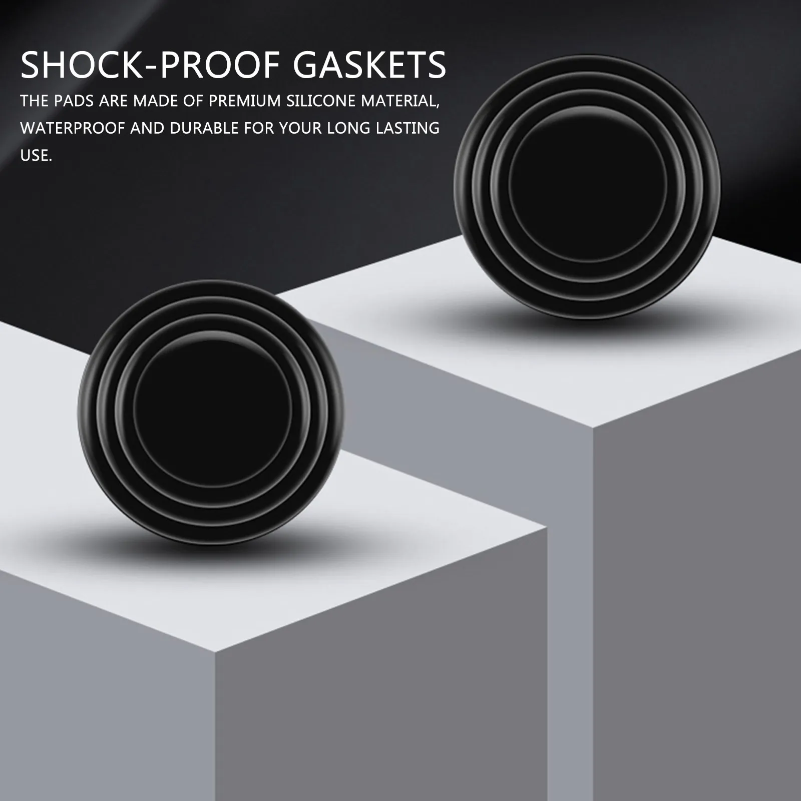 24Pcs Anti-Collision Silicone Pads for Car Doors Silent Shock-Absorbing Protection Stickers with Strong Adhesive No Residue