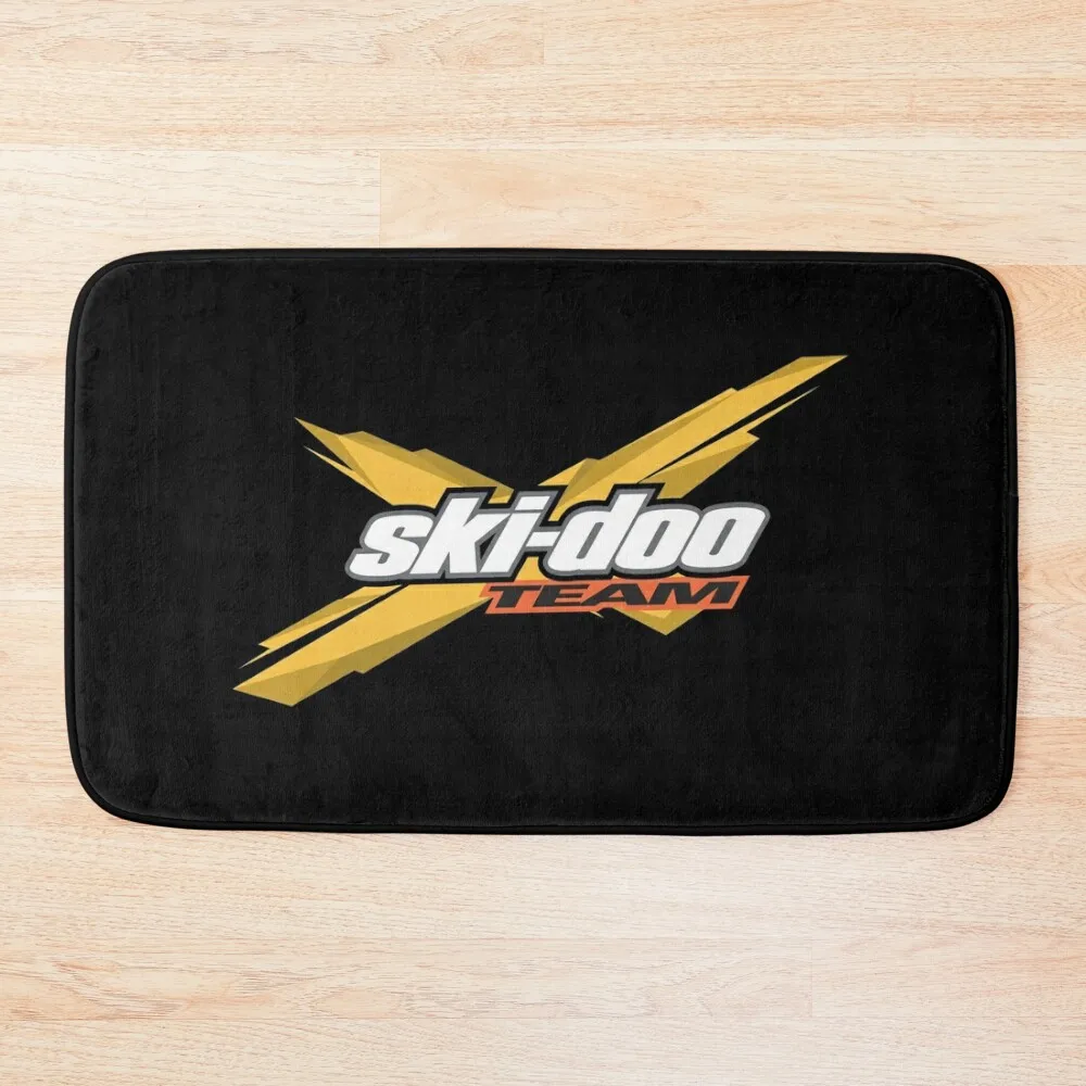 

Ski-Doo Team Logo Bath Mat Non-Slip Bathtub Set For Bathroom Water Absorbent Mat