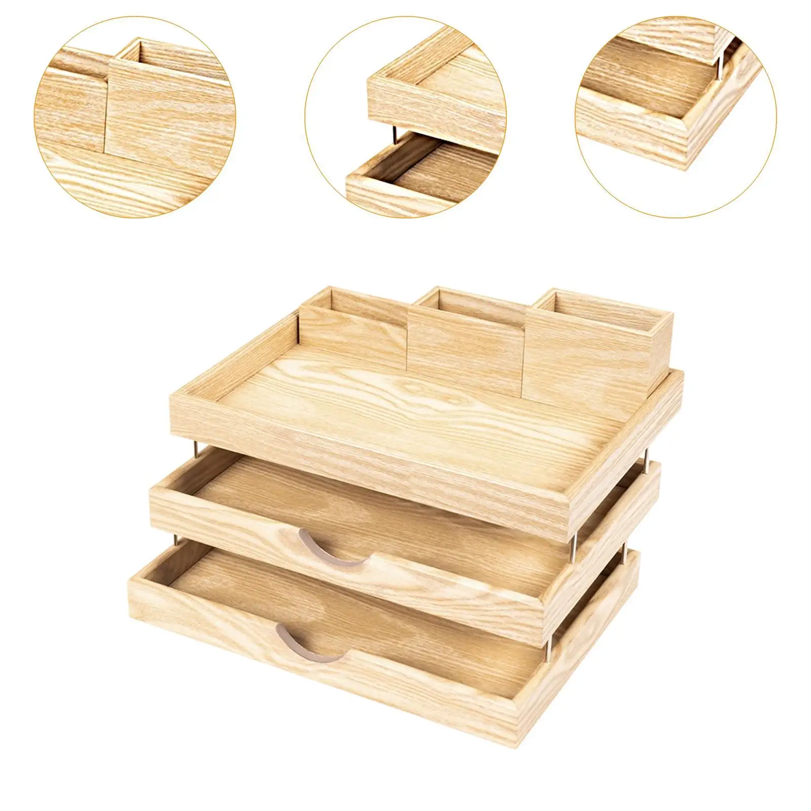 Aktenordner, Ablagefach, Fernbedienung, Halter, Büro, Dokumenten-Organizer, Rack für Badezimmer, Besteck, Kosmetik, Wohnheim, Tischplatte
