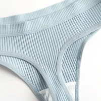 Ensemble de 4 culottes et cordes pour femmes, sous-vêtements rayés en coton doux, Lingerie Sexy, sport, respirant, confortable, nouvelle collection 4