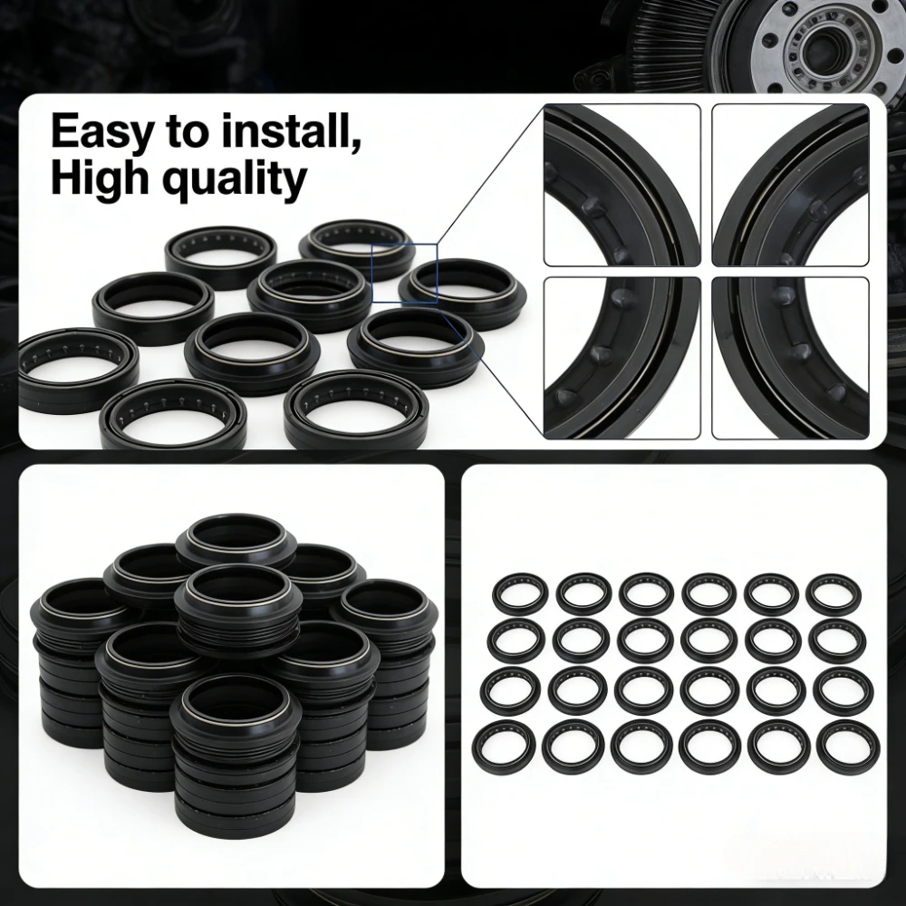 

37 50 11 Front Shock Fork Damper Shaft Dust Oil Seal For ZONGSHEN ZS125-48A ZSX125 ZS ZSX 125 For ZING BIKES KING 125 LF125-14F
