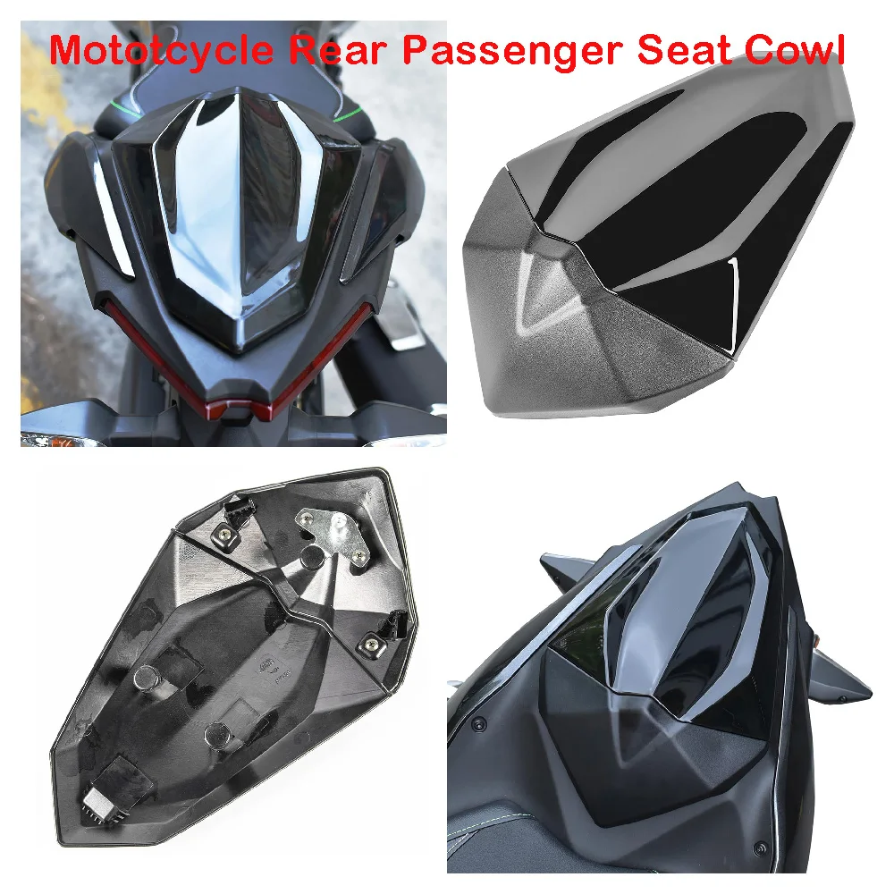 

Fits for Kawaaki Ninja 500 SE ABS KRT EX500 Z500 2024-2026 Mototcycle Rear Passenger Single Seat Cowl Cover Pillion Hard Fairing