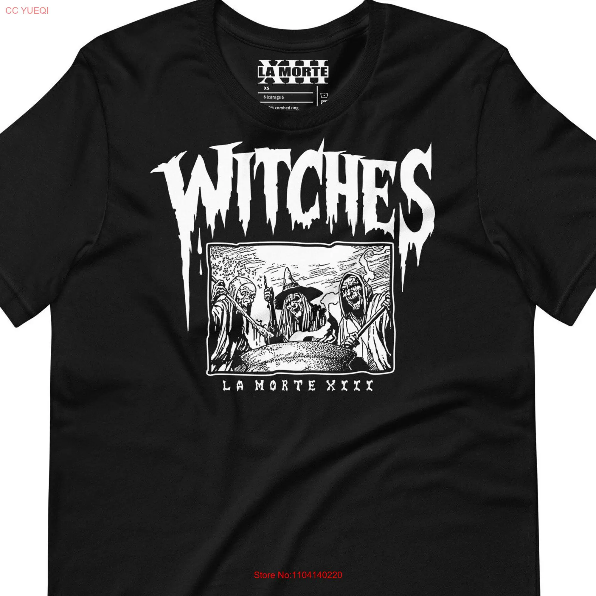 WITCHES T Shirt La Morte XIII long or short sleeves