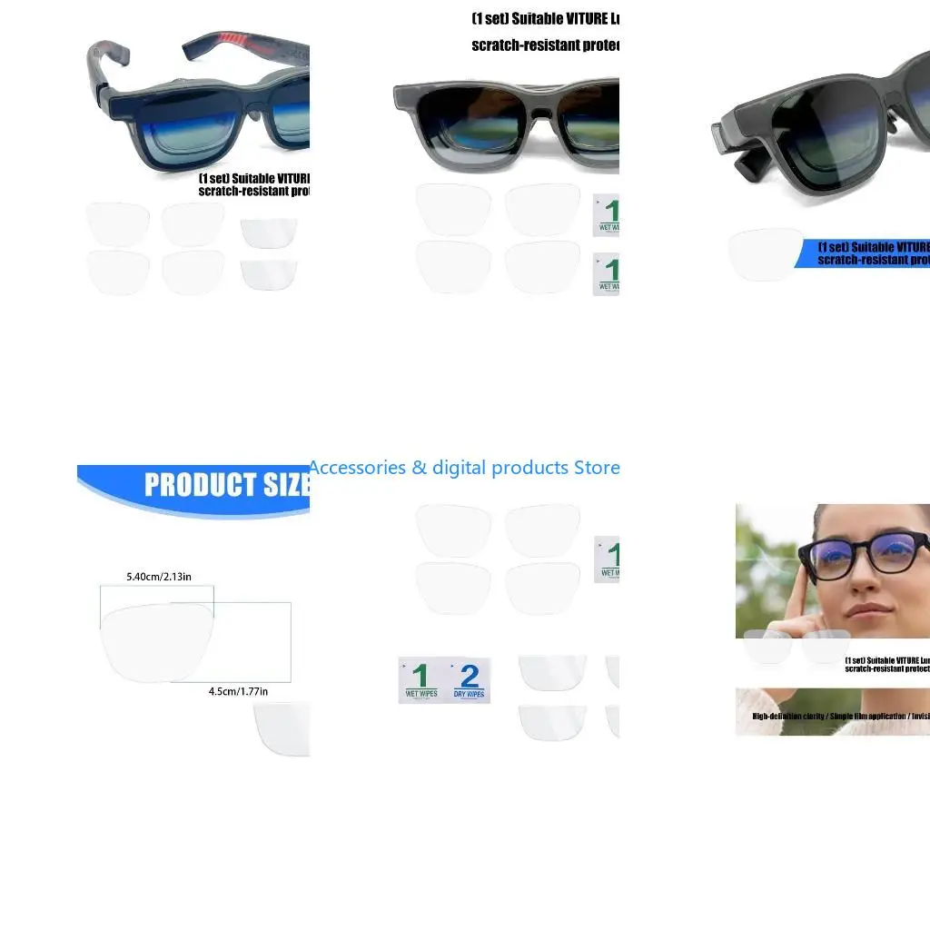 77JD TPU Protective Film for Luma Headsets AntiWear Highly Clarities