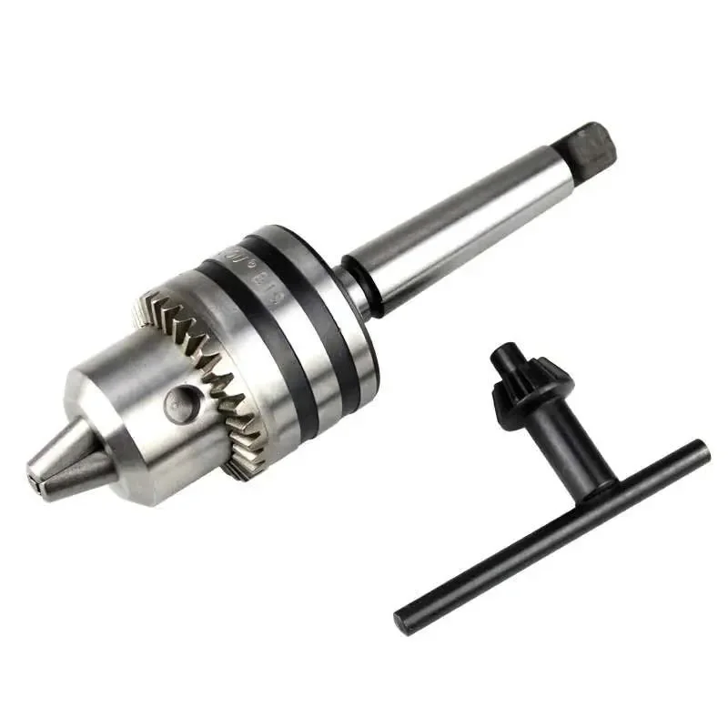 1Set MTA1 MT2 MT3 MT4 B10 B12 B16 B18 0.6-6/1-10/1-13/3-16Morse Tapper Shank Drill Chuck Arbor Lathe CNC Drill Machine Wood Tool