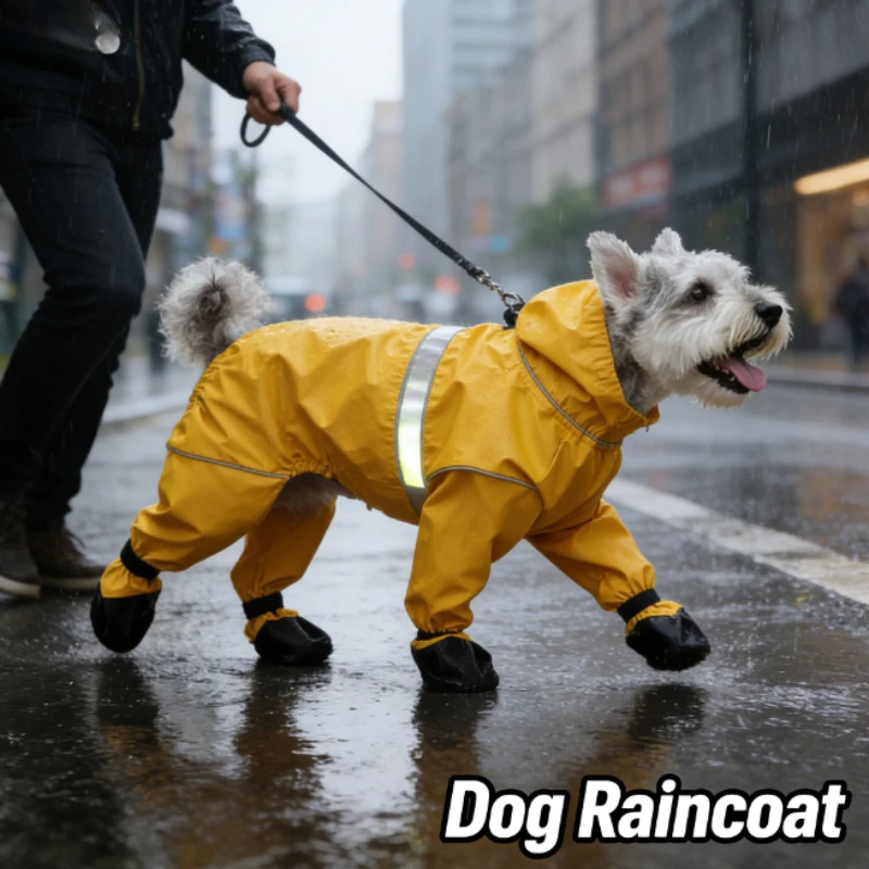 

Водонепроницаемые ботинки для собак, нескользящие ботинки для домашних животных для маленьких и средних собак, 4 шт., защита лап