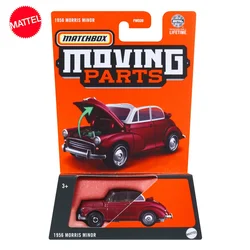 Original Mattel Matchbox Car 1/64 Diecast Moving Parts 1956 Morris Minor Vehicle Model Toys for Boys Collection Birthday Gift