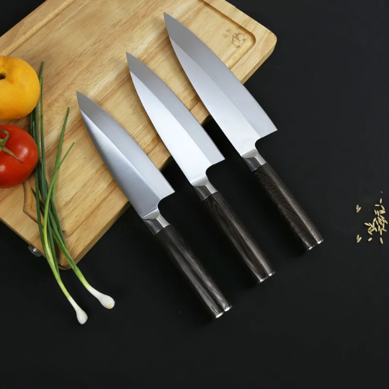 

7Cr17Mov Japanese Knife Stainless Steel Salmon Sushi Knife Fish Filleting Vegetables Slicer Meat Cleaver Kitchen Knife