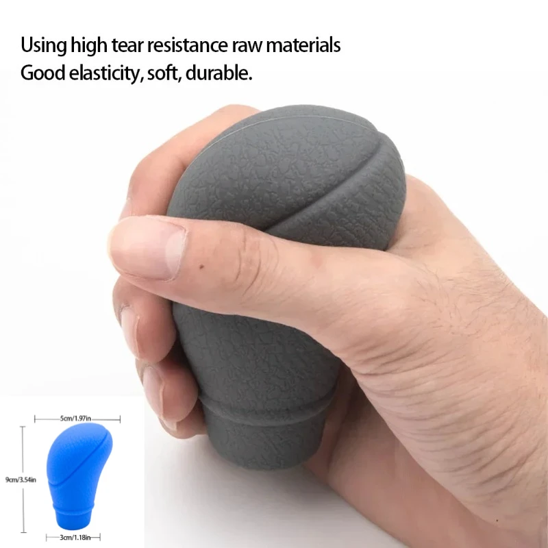

2PCS Non-Slip Silicone Gear Shift Knob Cover Universal Car Manual Gear Shift Protective Covers Sleeve Auto Accessories Interior