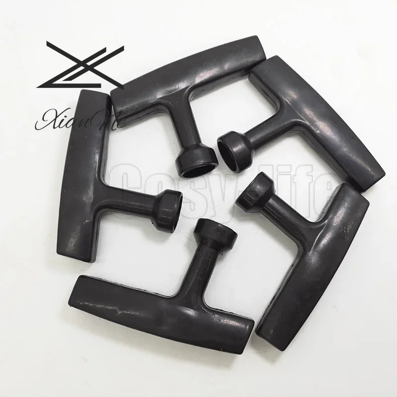 

5Pcs/lot Recoil Starter Pull Handle Grip For Chinese Chainsaw 45cc 52cc 58cc 4500 5200 5800 Spare Parts