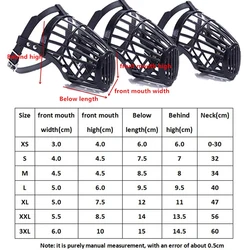 Adjustable Pet Dog Muzzle Soft Safe Basket Muzzle Mesh Cage No Bark Bite Webbing Soft Plastic Breathable Mesh Mouth Cover