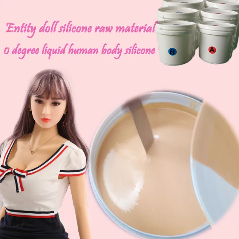 Silicone Material For Human Body, 10-Degree Skin Color Liquid Vulcanized Silicone,