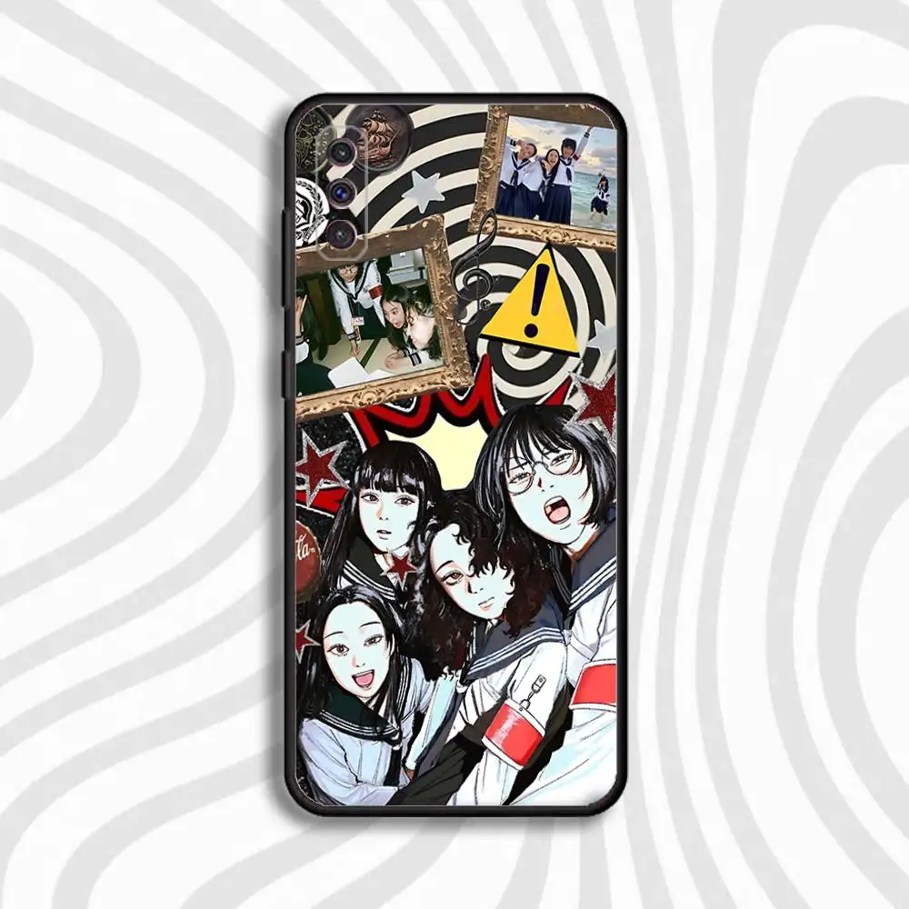 حافظة هاتف ATARASHII GAKKO Suzuka Jpop لهاتف سامسونج S 25,24,23,22,30,21,10,9,Ultra,Plus,Lite,FE,4,5G حافظة ناعمة سوداء #2