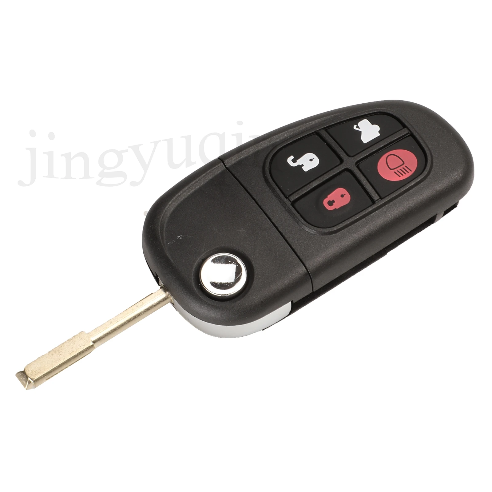 jingyuqin 4D60 Chip 315/433MHZ NHVWB1U241 Folding Remote Smart Car Key For Jaguar X-Type S-Type 1999-2009 XJ XJR 2002-2008